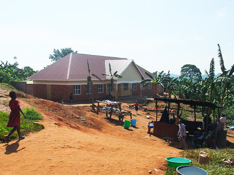 Girls' dormitory at St Matia Mulumba